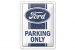 Blechschild Ford Logo Parking